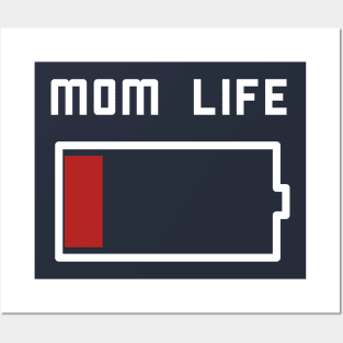 Mom Life Funny Motherhood T-Shirt Posters and Art